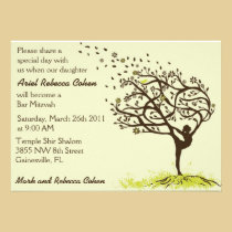 Estirar mi barra Mitzvah de los miembros invitaciones