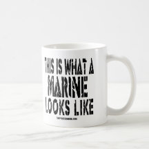 Esto es lo que parece un infante de marina tazas de café