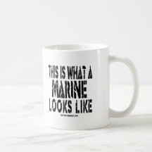 Esto es lo que parece un infante de marina tazas de café