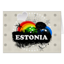 Estonia con sabor a fruta linda felicitacion 