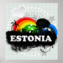 Estonia con sabor a fruta linda posters