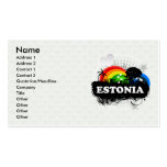 Estonia con sabor a fruta linda tarjeta personal
