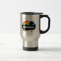 Estonia con sabor a fruta linda taza