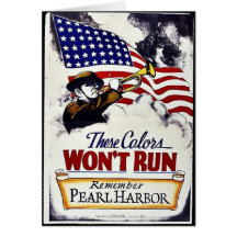 Estos colores, no correrán, Pearl Harbor Tarjetón