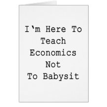Estoy aquí enseñar a la economía a no cuid losar n tarjetón