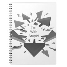 Estoy con estúpido libreta espiral
