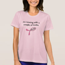 Estoy corriendo con uces par de boobs: NEGRO Camiseta