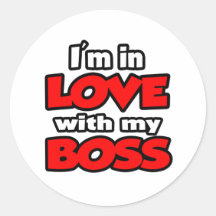 Estoy en amor con mi Boss Etiqueta