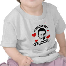 Estoy en amor con Obama Camisetas