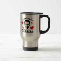 Estoy en amor con Obama Taza De Café