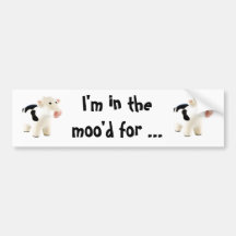 Estoy en el moo'd para… la pegatina para el parach pegatina de parachoque