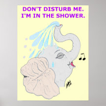 Estoy en el poster de la ducha