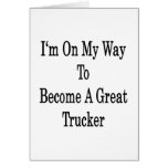 Estoy en mi manera de hacer gran camionero tarjetón