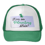 Estoy fijando tan este gorra del camionero (el ver