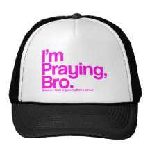 Estoy rogando el gorra del cristiano de Bro