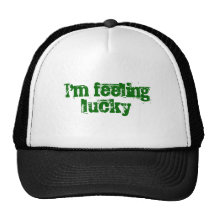 Estoy sintiendo afortunado gorros  