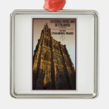Estrasburgo - catedral Notre Dame Adorno De Navidad