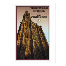 Estrasburgo - catedral Notre Dame Postal