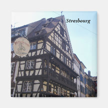 Estrasburgo - imán de frigorífico