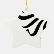 Estrella 01 del navidad - por la caída de Victoria Ornamento De Navidad