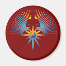 Estrella 3D de Buda Iman De Nevera