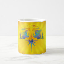 Estrella 3D de Buda Taza De Café
