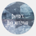 Estrella azul del diseño de los pegatinas de David