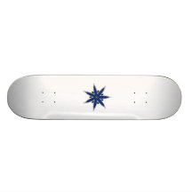 Estrella azul delicada del faerie tablas de patinar