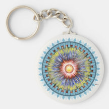 Estrella azul llavero personalizado