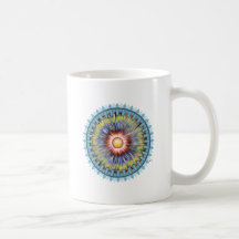 Estrella azul tazas