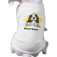 Estrella Basset Hound de Kawaii Prenda Mascota