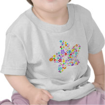 Estrella bonita de la flor camisetas