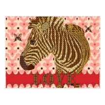 Estrella brillante Zenya y mariposas Lo rosado de  Postal