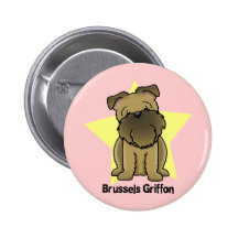 Estrella Bruselas Griffon de Kawaii Pin