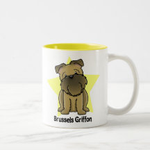 Estrella Bruselas Griffon de Kawaii Taza
