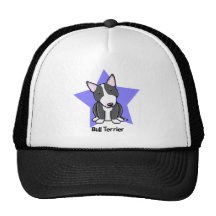 Estrella BW bull terrier de Kawaii Gorras De Camionero