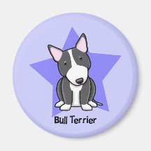 Estrella BW bull terrier de Kawaii Imán De Nevera