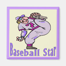 Estrella de béisbol imanes  