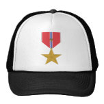 Estrella de bronce con V Gorros Bordados