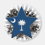 Estrella de Carolina del Sur Iman De Frigorífico
