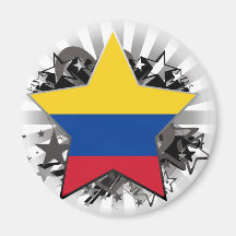 Estrella de Colombia Imanes Para Frigoríficos