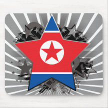Estrella de Corea del Norte Alfombrillas De Raton