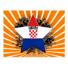 Estrella de Croacia Tarjeta Postal