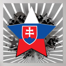 Estrella de Eslovaquia Impresiones