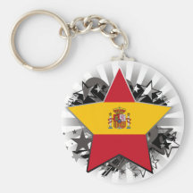 Estrella de España Llavero Personalizado