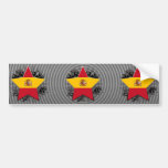 Estrella de España Pegatina De Parachoque