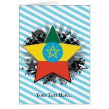 Estrella de Etiopía Felicitación
