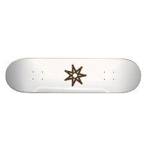 Estrella de hadas de madera tabla de patinar