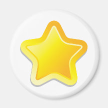 Estrella de Kawaii Imán De Frigorífico