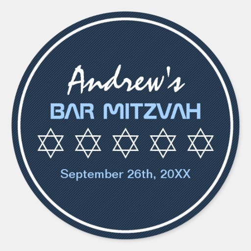 Estrella de la barra Mitzvah del modelo de David Etiquetas